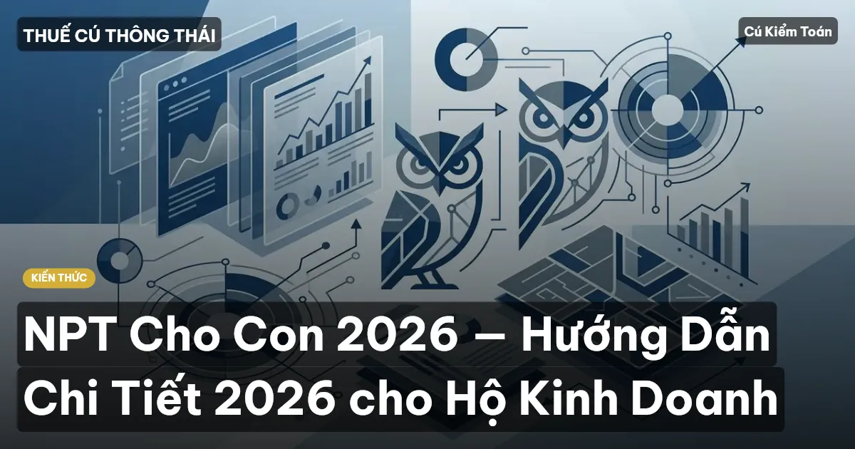 NPT Cho Con 2026 — Hướng Dẫn Chi Tiết 2026 cho Hộ Kinh Doanh