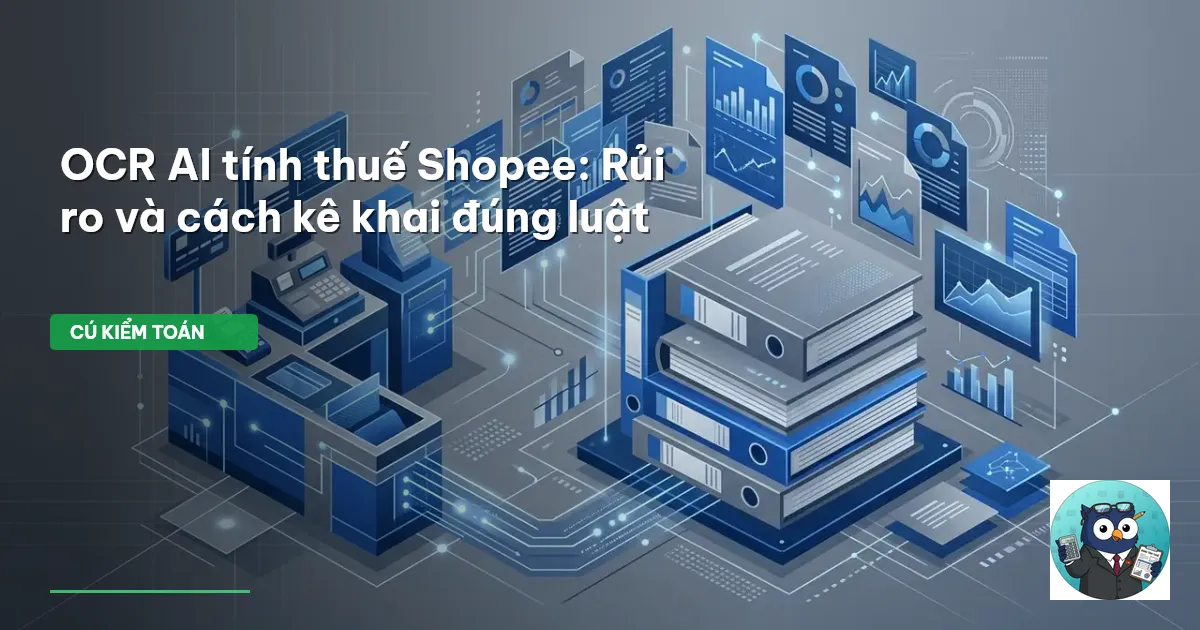OCR AI tính thuế Shopee