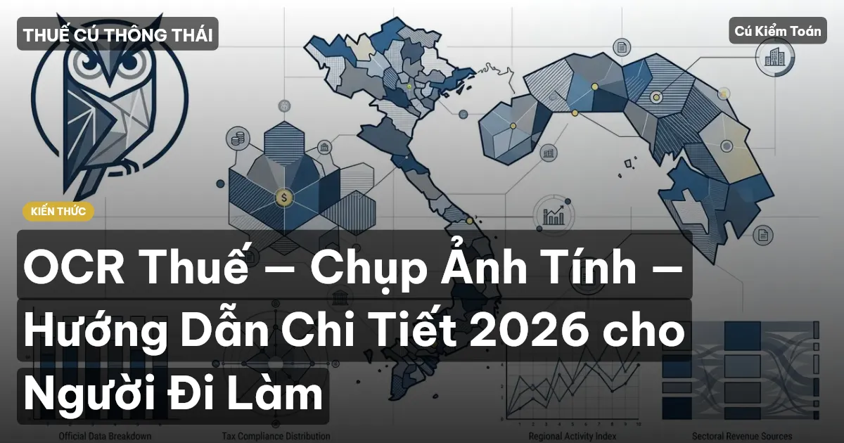 OCR Thuế — Chụp Ảnh Tính — Hướng Dẫn Chi Tiết 2026 cho Người Đi Làm