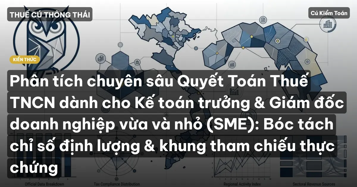 Phân tích chuyên sâu Quyết Toán Thuế TNCN dành cho Kế toán trưởng & Giám đốc doanh nghiệp vừa và nhỏ (SME): Bóc tách chỉ số định lượng & khung tham chiếu thực chứng