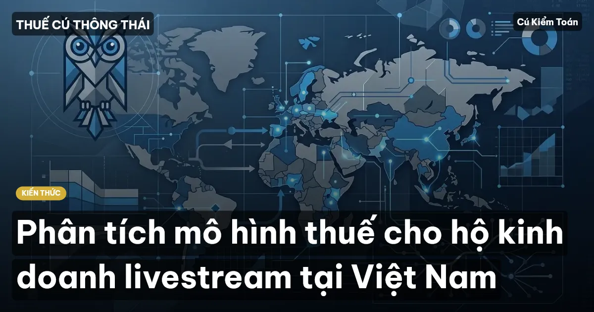 Phân tích mô hình thuế cho hộ kinh doanh livestream tại Việt Nam