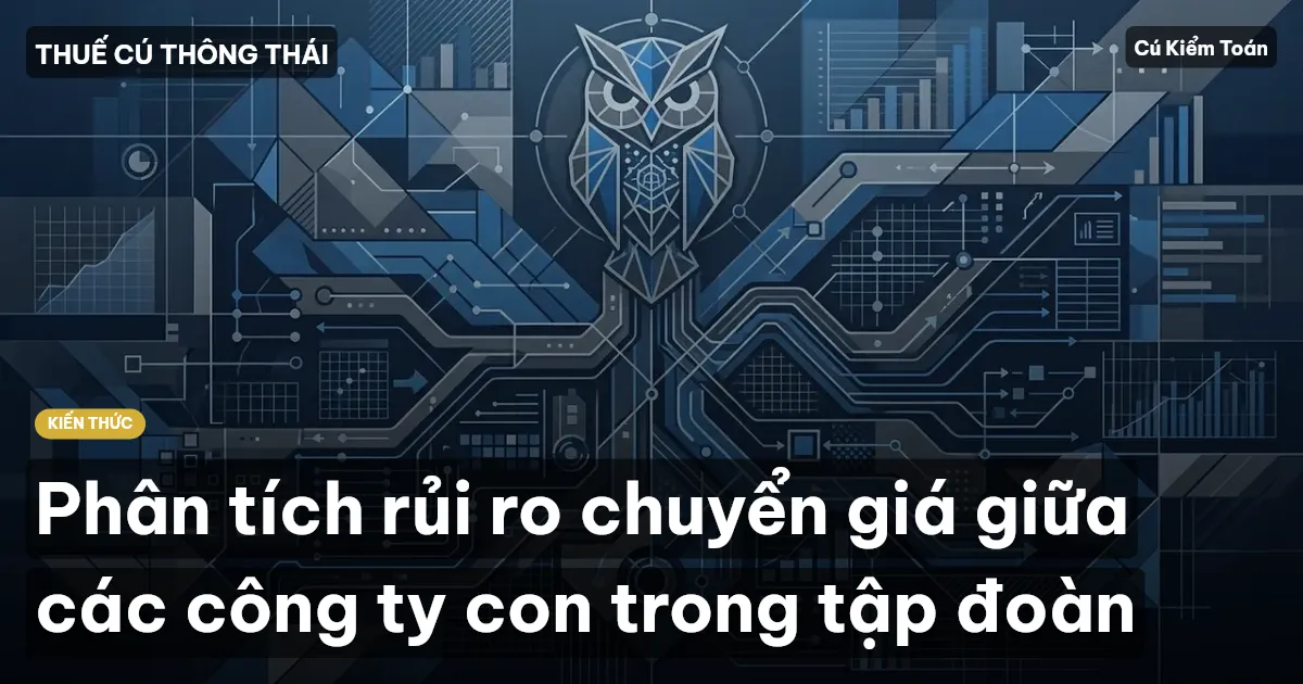 Phân tích rủi ro chuyển giá giữa các công ty con trong tập đoàn