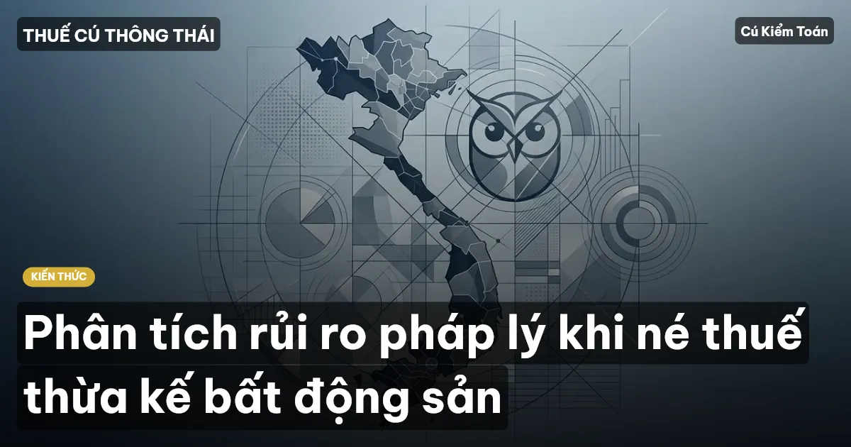 Phân tích rủi ro pháp lý khi né thuế thừa kế bất động sản