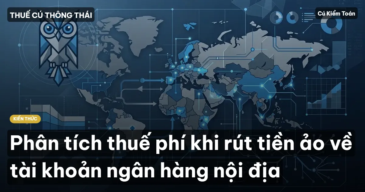 Phân tích thuế phí khi rút tiền ảo về tài khoản ngân hàng nội địa