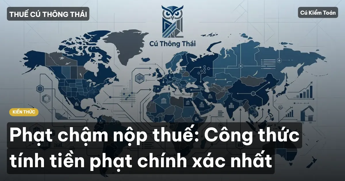 Phạt chậm nộp thuế: Công thức tính tiền phạt chính xác nhất