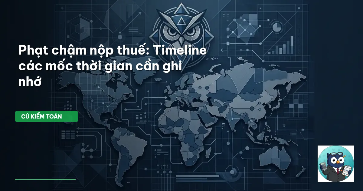 phạt chậm nộp thuế