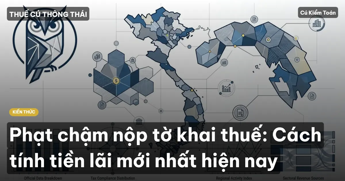 Phạt chậm nộp tờ khai thuế: Cách tính tiền lãi mới nhất hiện nay