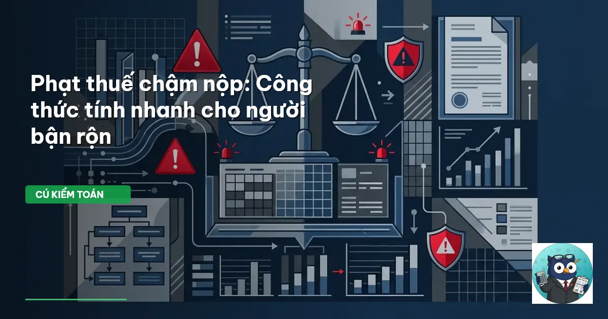 phạt thuế chậm nộp