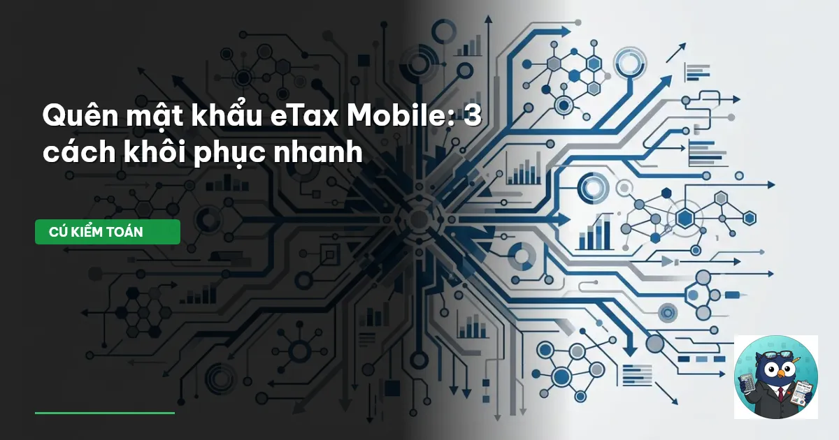 quên mật khẩu eTax Mobile