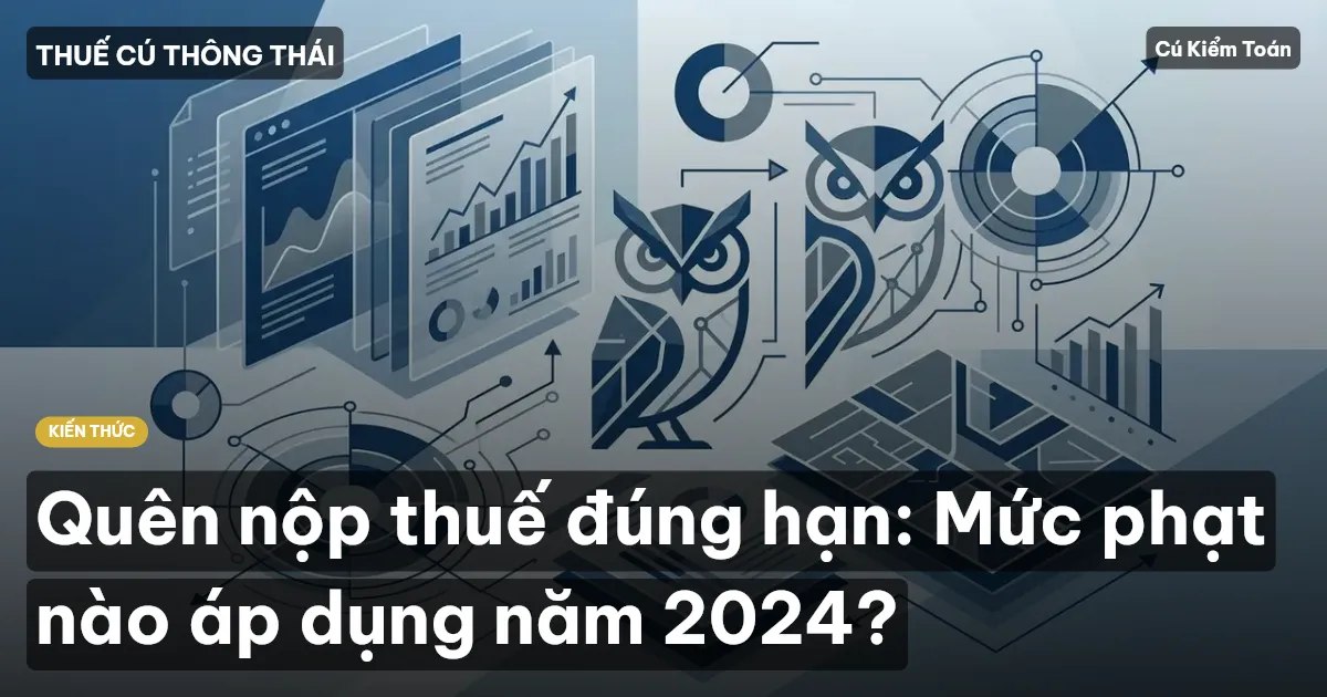 Quên nộp thuế đúng hạn: Mức phạt nào áp dụng năm 2024?