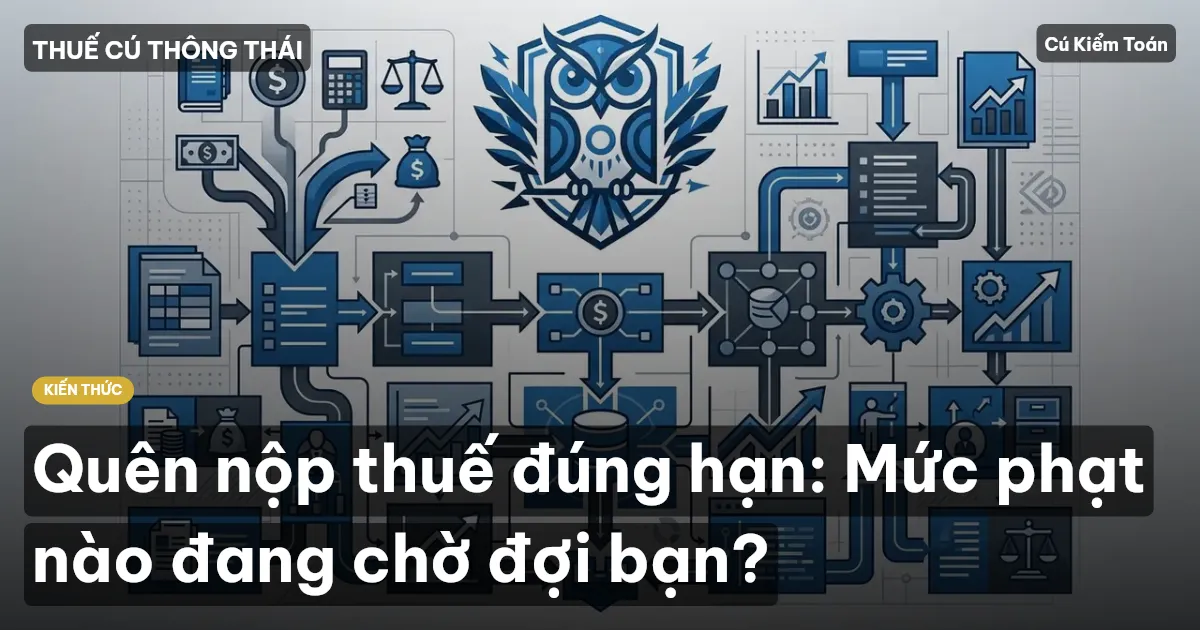 Quên nộp thuế đúng hạn: Mức phạt nào đang chờ đợi bạn?
