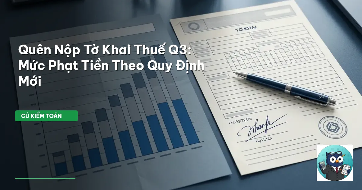 quên nộp tờ khai thuế
