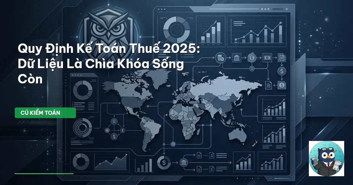 Quy Định Kế Toán Thuế 2025: Dữ Liệu Là Chìa Khóa Sống Còn
