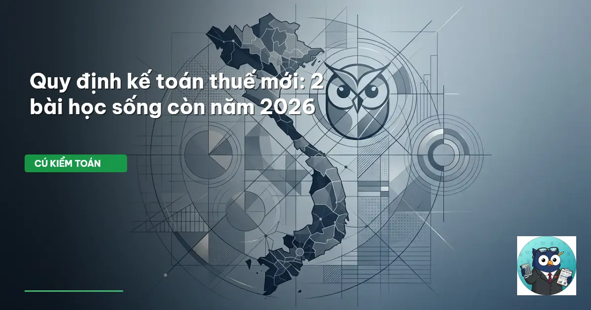 quy định kế toán thuế mới