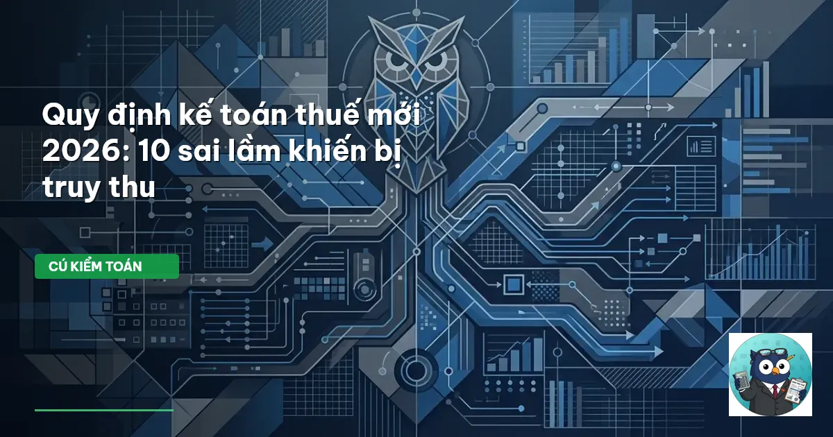 quy định kế toán thuế mới 2026