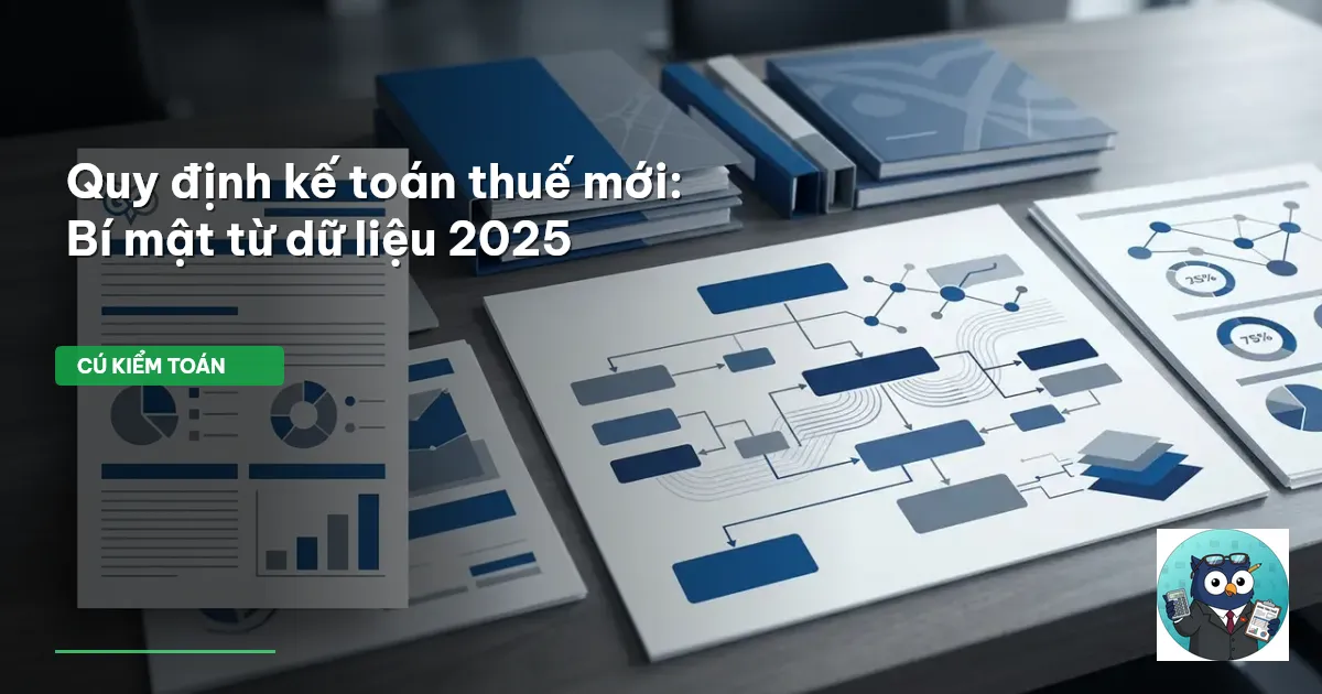 Quy định kế toán thuế mới: Bí mật từ dữ liệu 2025