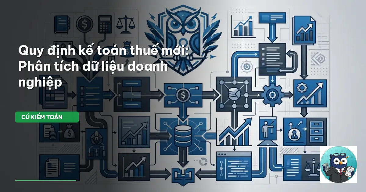 Quy định kế toán thuế mới: Phân tích dữ liệu doanh nghiệp