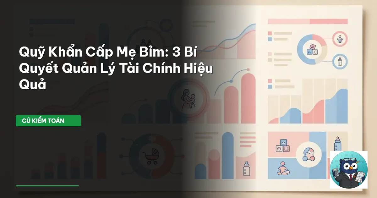 quỹ khẩn cấp mẹ bỉm
