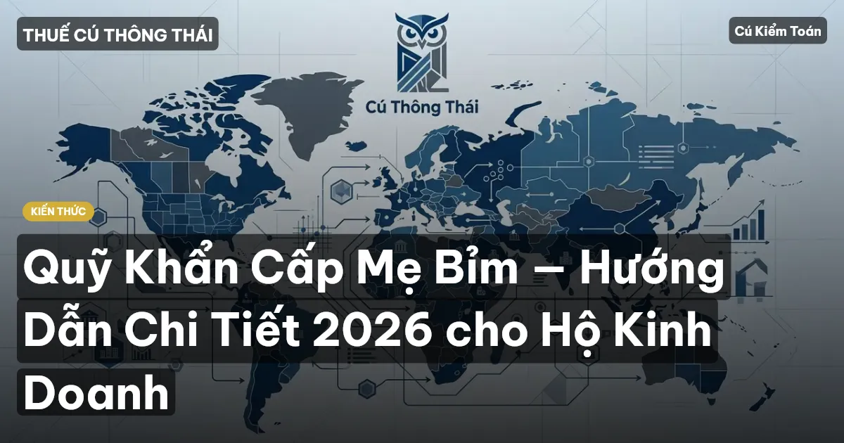 Quỹ Khẩn Cấp Mẹ Bỉm — Hướng Dẫn Chi Tiết 2026 cho Hộ Kinh Doanh