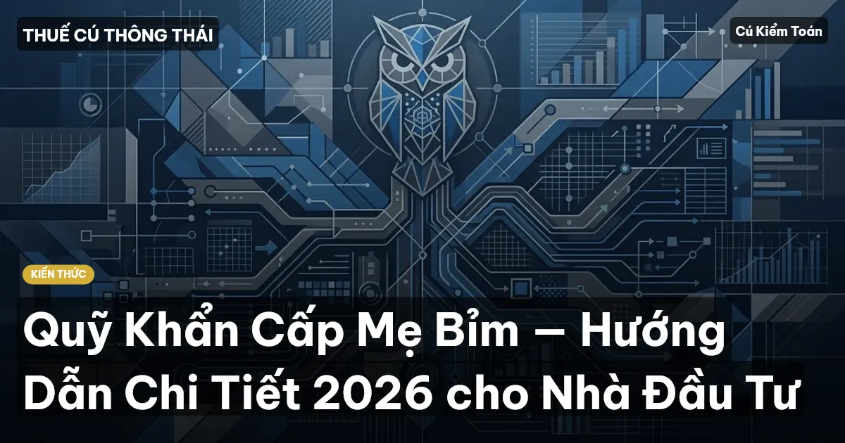 Quỹ Khẩn Cấp Mẹ Bỉm — Hướng Dẫn Chi Tiết 2026 cho Nhà Đầu Tư