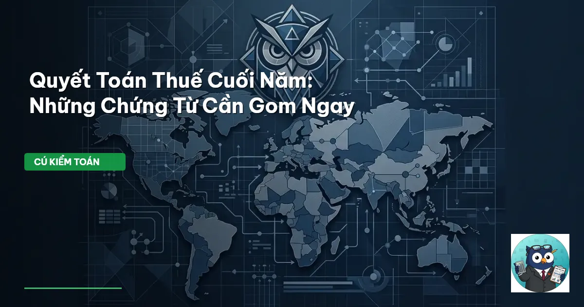 Quyết Toán Thuế Cuối Năm: Những Chứng Từ Cần Gom Ngay