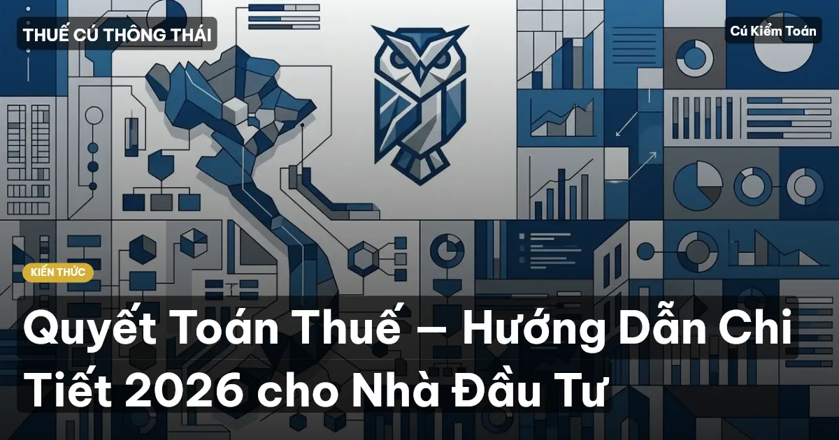 Quyết Toán Thuế — Hướng Dẫn Chi Tiết 2026 cho Nhà Đầu Tư