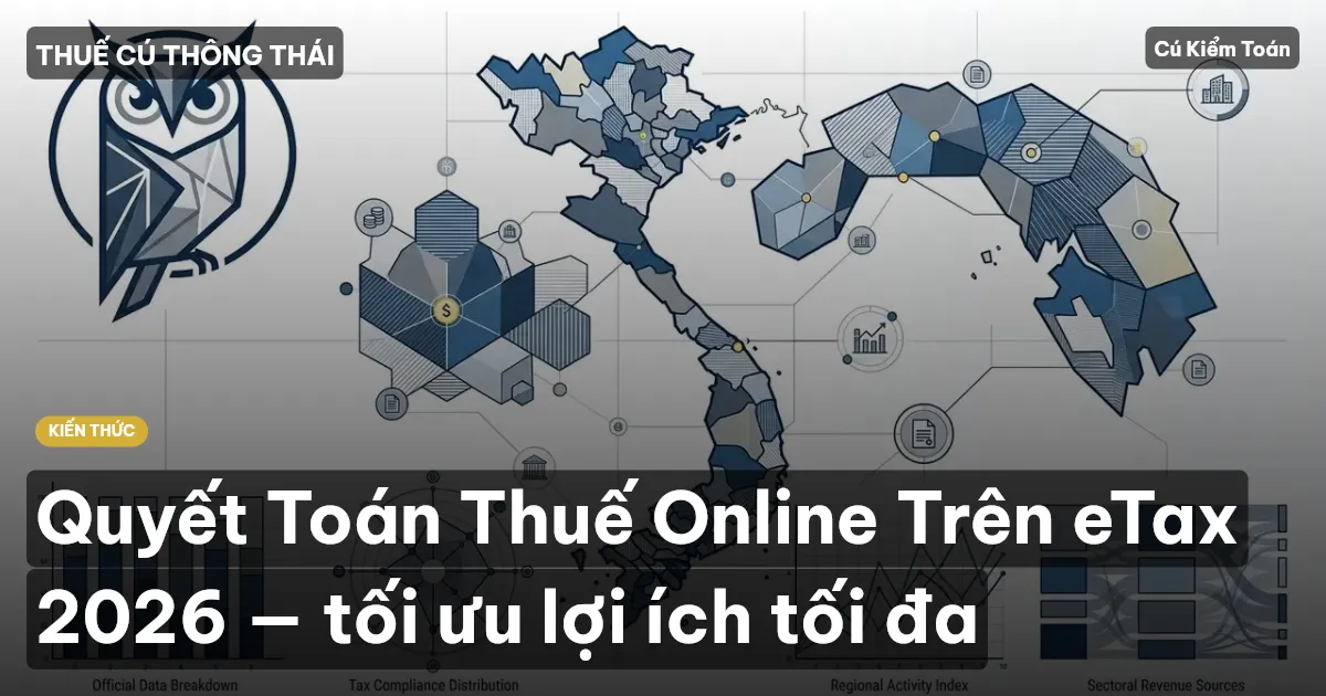 Quyết Toán Thuế Online Trên eTax 2026 — tối ưu lợi ích tối đa