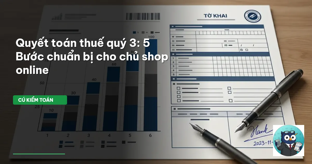 quyết toán thuế quý 3