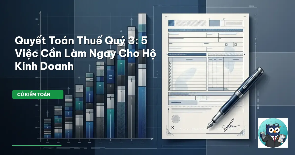 quyết toán thuế quý 3
