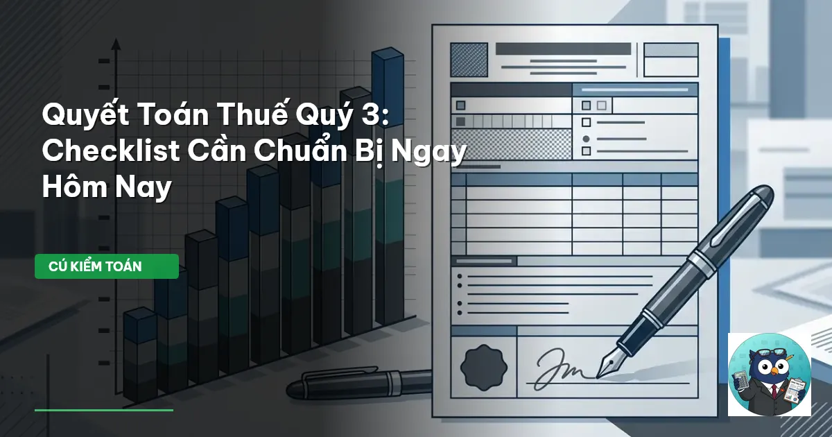 quyết toán thuế quý 3