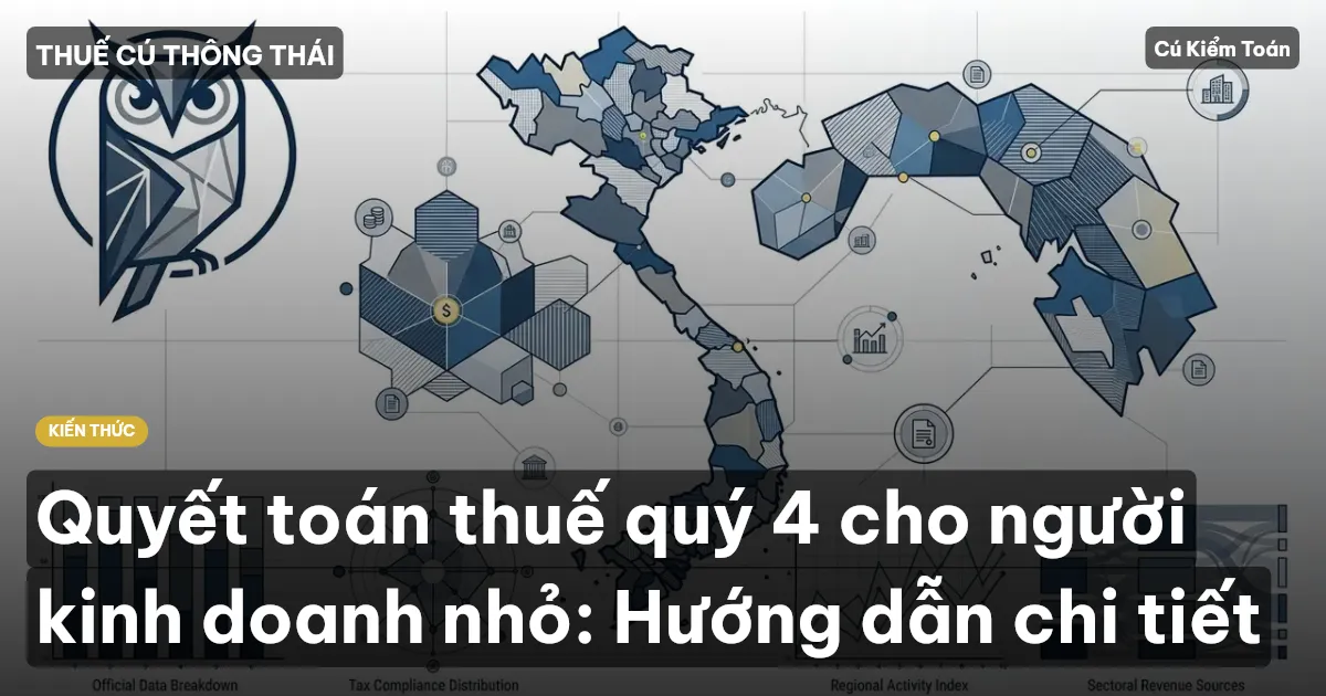 Quyết toán thuế quý 4 cho người kinh doanh nhỏ: Hướng dẫn chi tiết