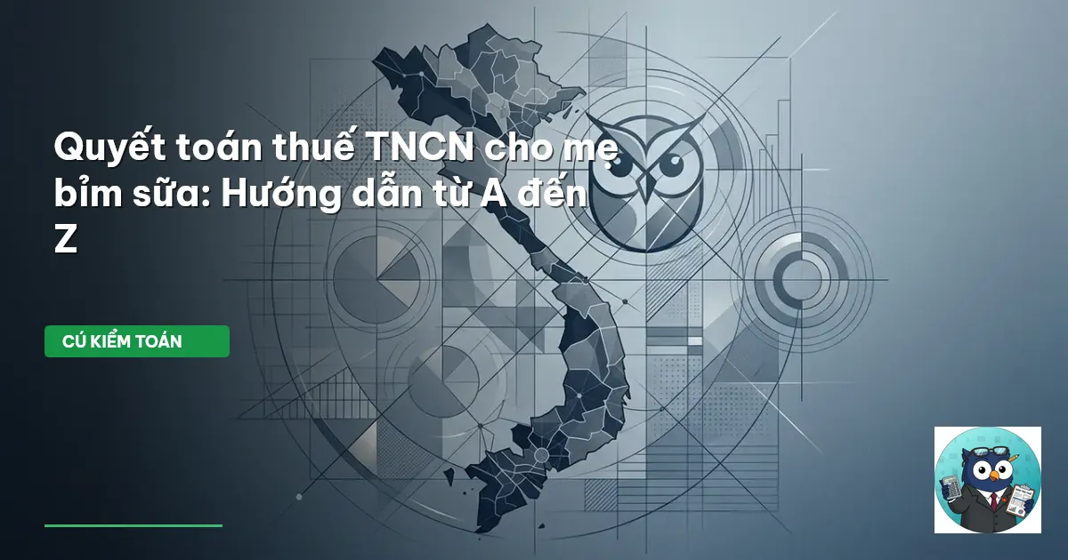 quyết toán thuế mẹ bỉm sữa