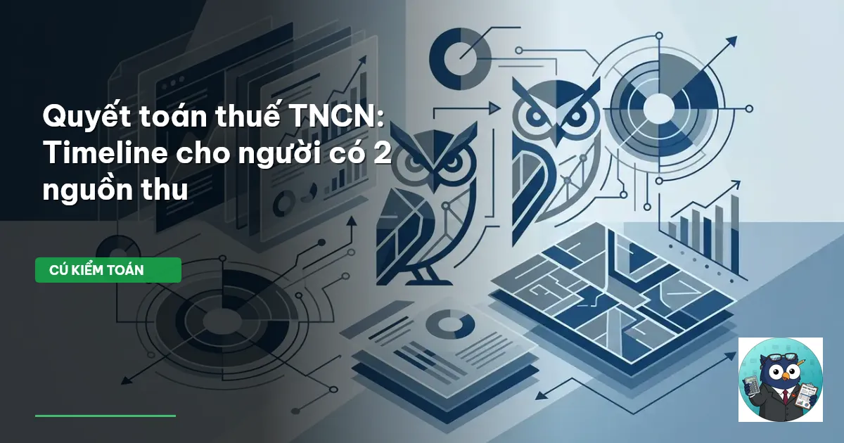 Quyết toán thuế TNCN: Timeline cho người có 2 nguồn thu