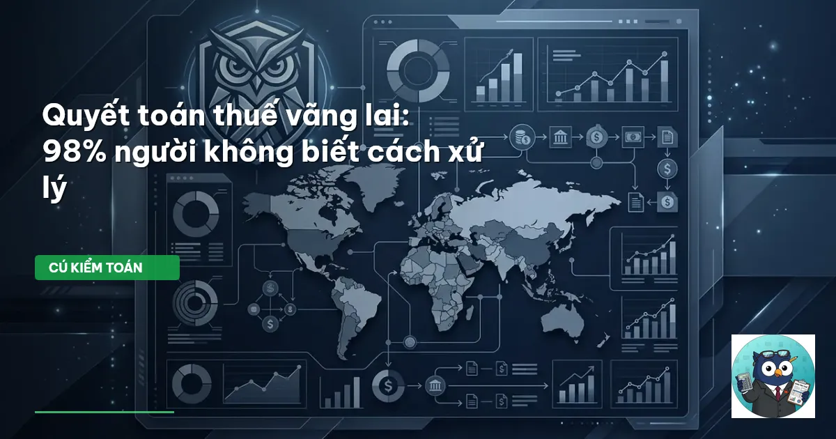 Quyết toán thuế vãng lai: 98% người không biết cách xử lý