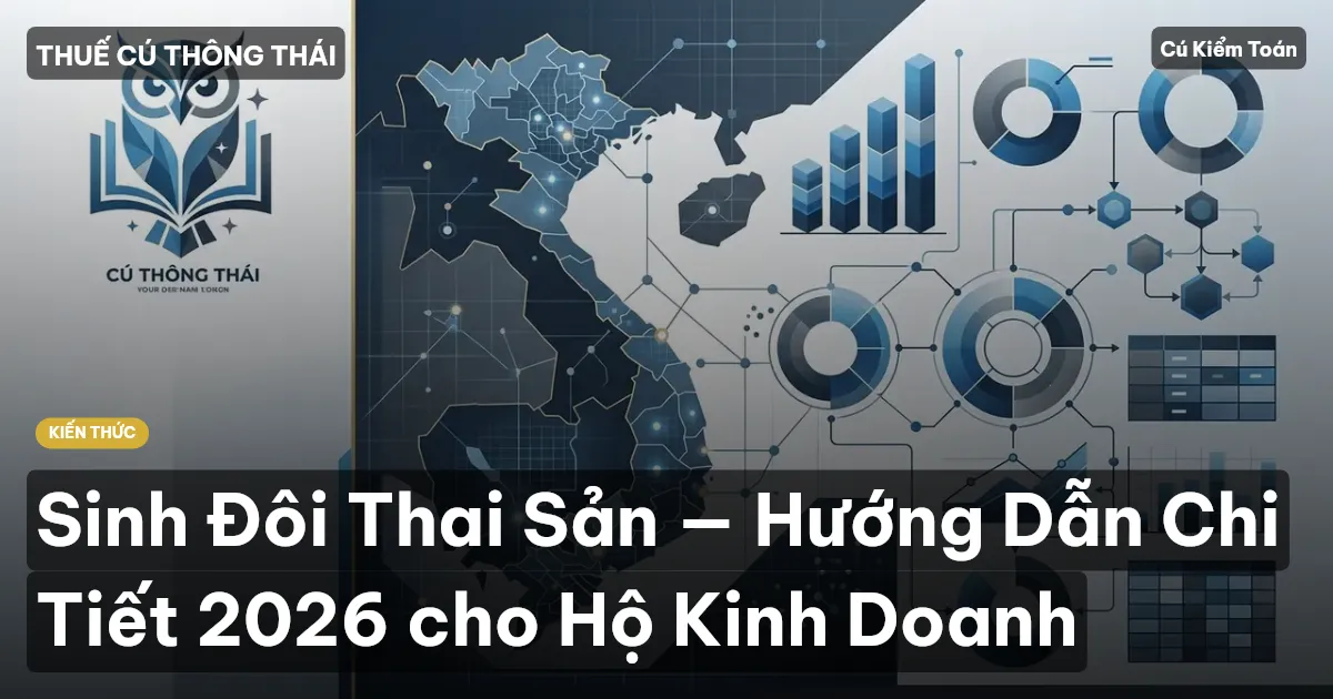 Sinh Đôi Thai Sản — Hướng Dẫn Chi Tiết 2026 cho Hộ Kinh Doanh