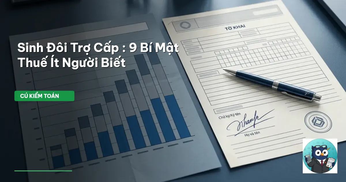 trợ cấp sinh đôi