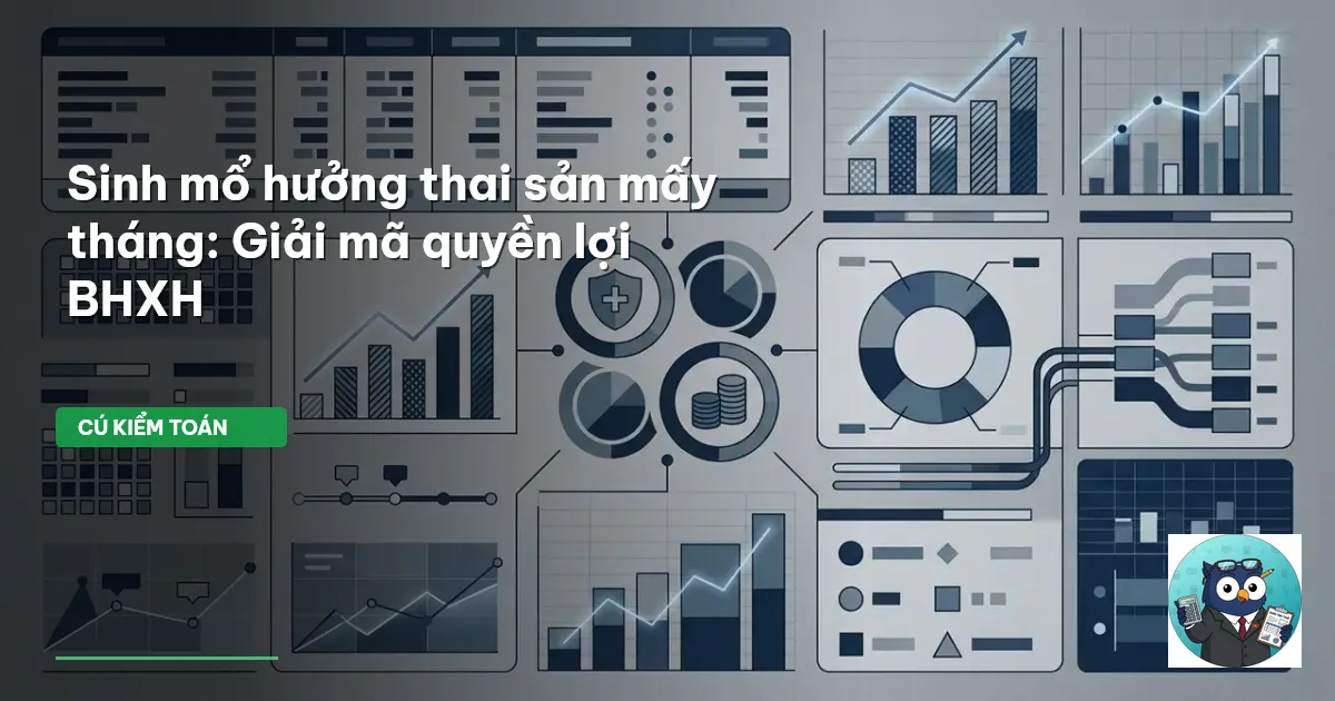 sinh mổ hưởng thai sản mấy tháng