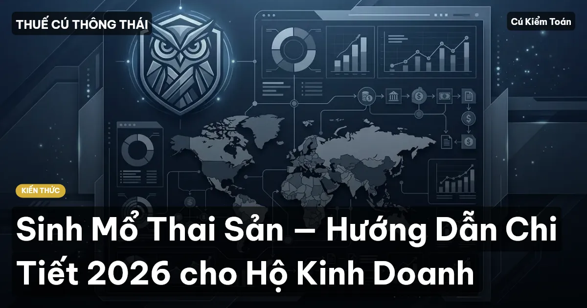 Sinh Mổ Thai Sản — Hướng Dẫn Chi Tiết 2026 cho Hộ Kinh Doanh