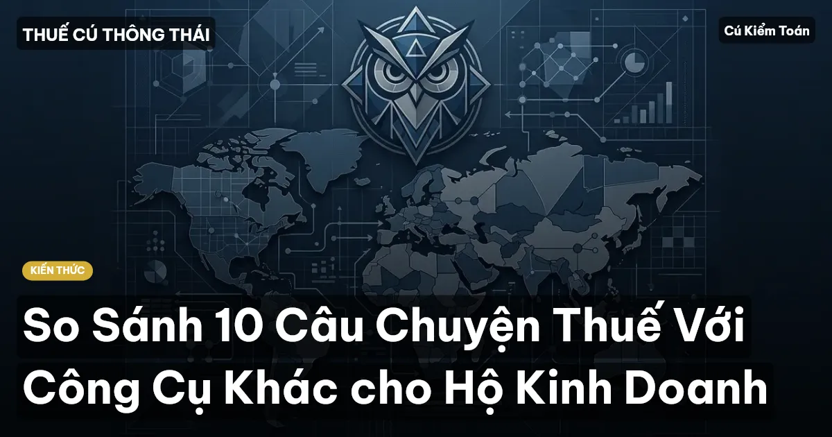 So Sánh 10 Câu Chuyện Thuế Với Công Cụ Khác cho Hộ Kinh Doanh