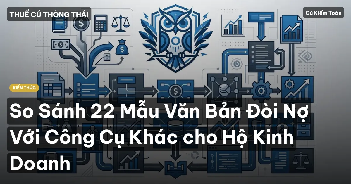 So Sánh 22 Mẫu Văn Bản Đòi Nợ Với Công Cụ Khác cho Hộ Kinh Doanh