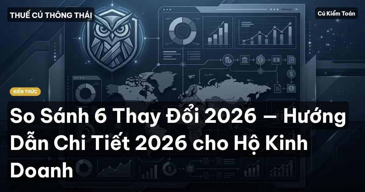 So Sánh 6 Thay Đổi 2026 — Hướng Dẫn Chi Tiết 2026 cho Hộ Kinh Doanh