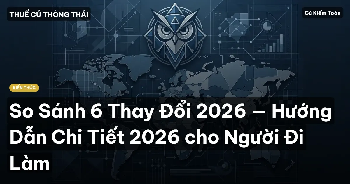 So Sánh 6 Thay Đổi 2026 — Hướng Dẫn Chi Tiết 2026 cho Người Đi Làm