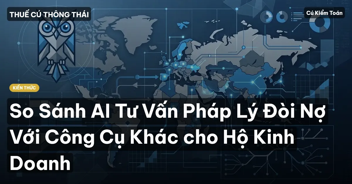 So Sánh AI Tư Vấn Pháp Lý Đòi Nợ Với Công Cụ Khác cho Hộ Kinh Doanh