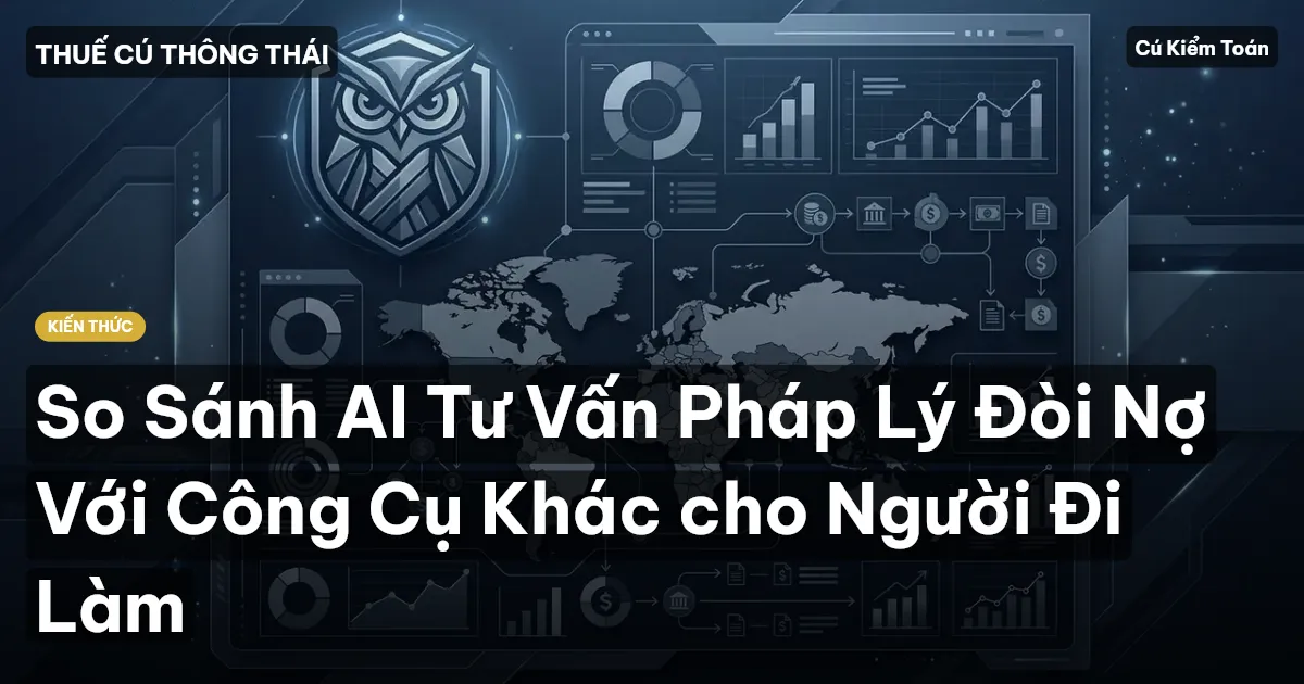 So Sánh AI Tư Vấn Pháp Lý Đòi Nợ Với Công Cụ Khác cho Người Đi Làm
