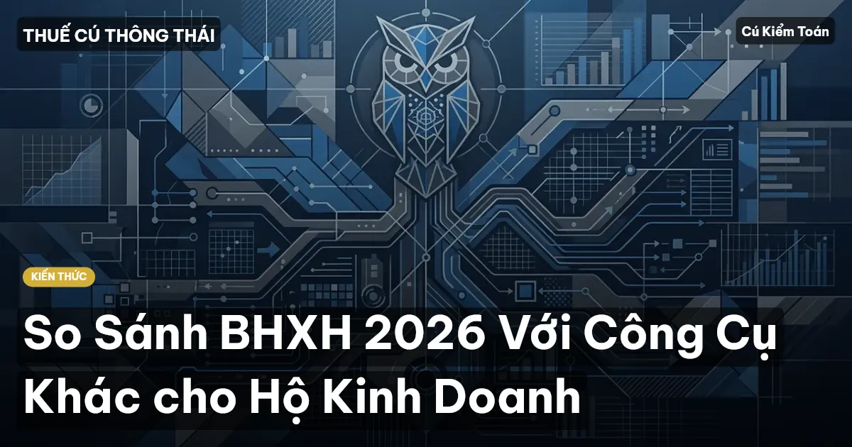 So Sánh BHXH 2026 Với Công Cụ Khác cho Hộ Kinh Doanh