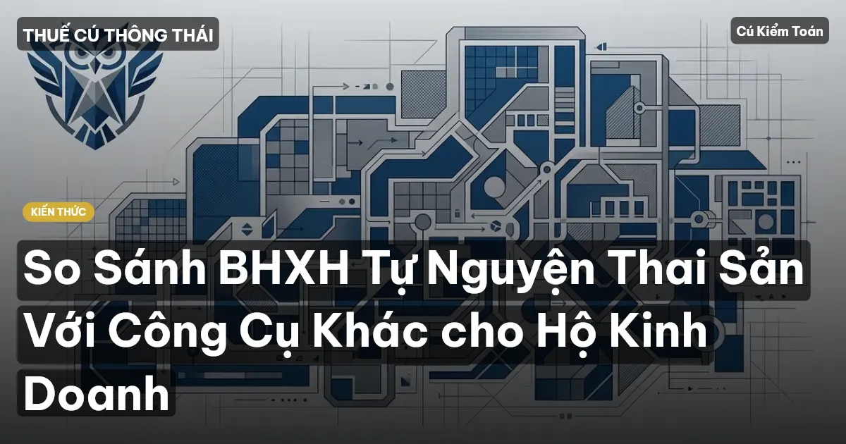 So Sánh BHXH Tự Nguyện Thai Sản Với Công Cụ Khác cho Hộ Kinh Doanh