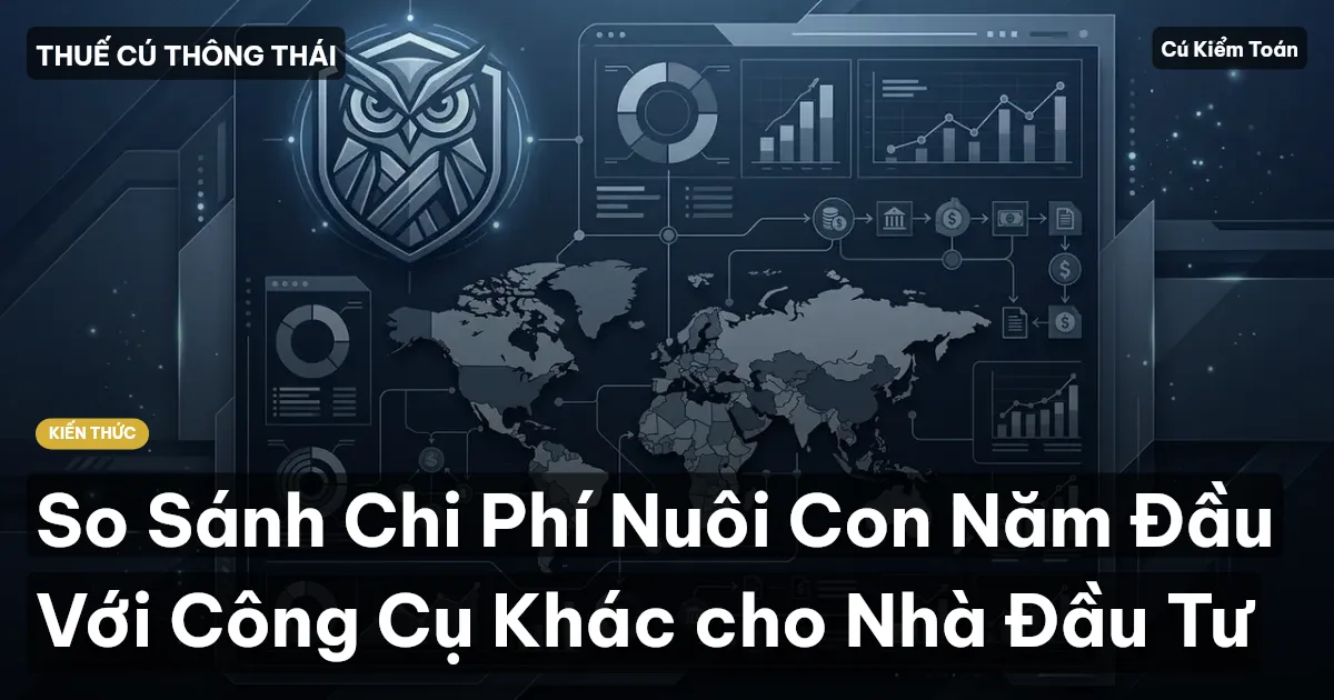 So Sánh Chi Phí Nuôi Con Năm Đầu Với Công Cụ Khác cho Nhà Đầu Tư