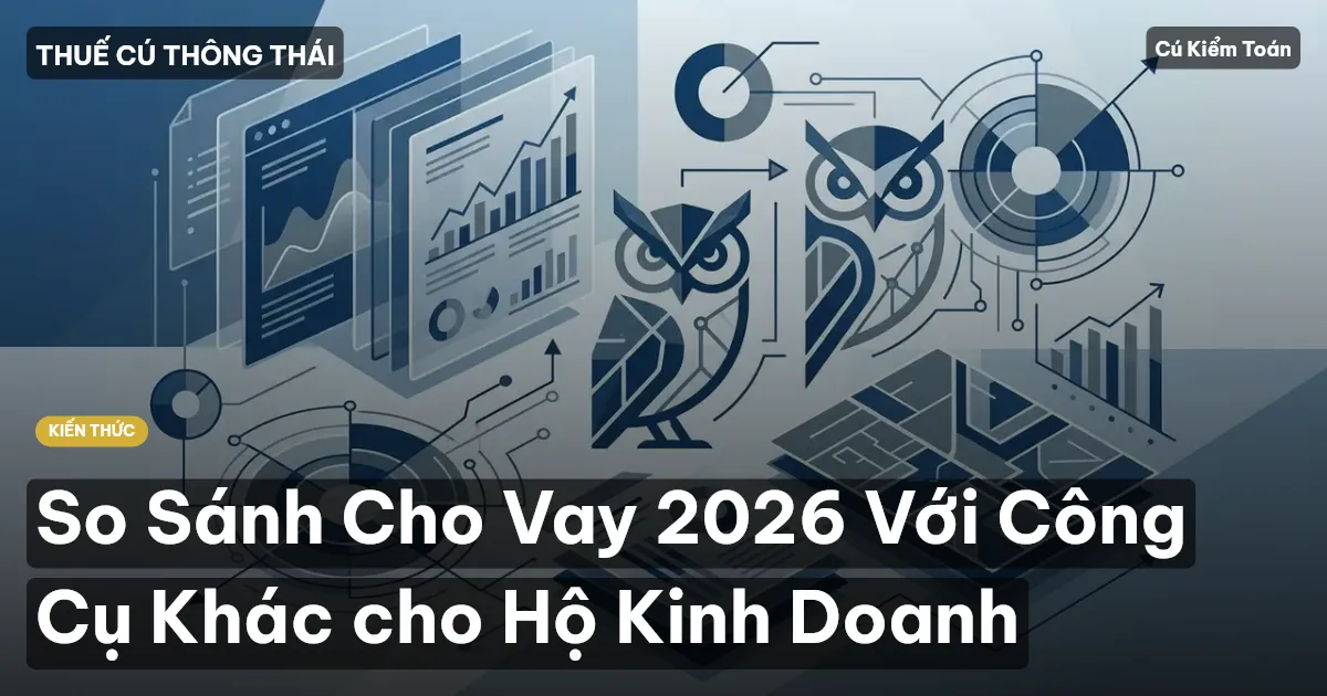 So Sánh Cho Vay 2026 Với Công Cụ Khác cho Hộ Kinh Doanh
