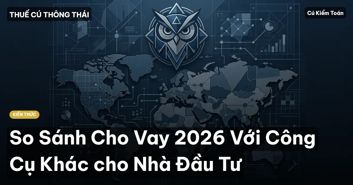 So Sánh Cho Vay 2026 Với Công Cụ Khác cho Nhà Đầu Tư