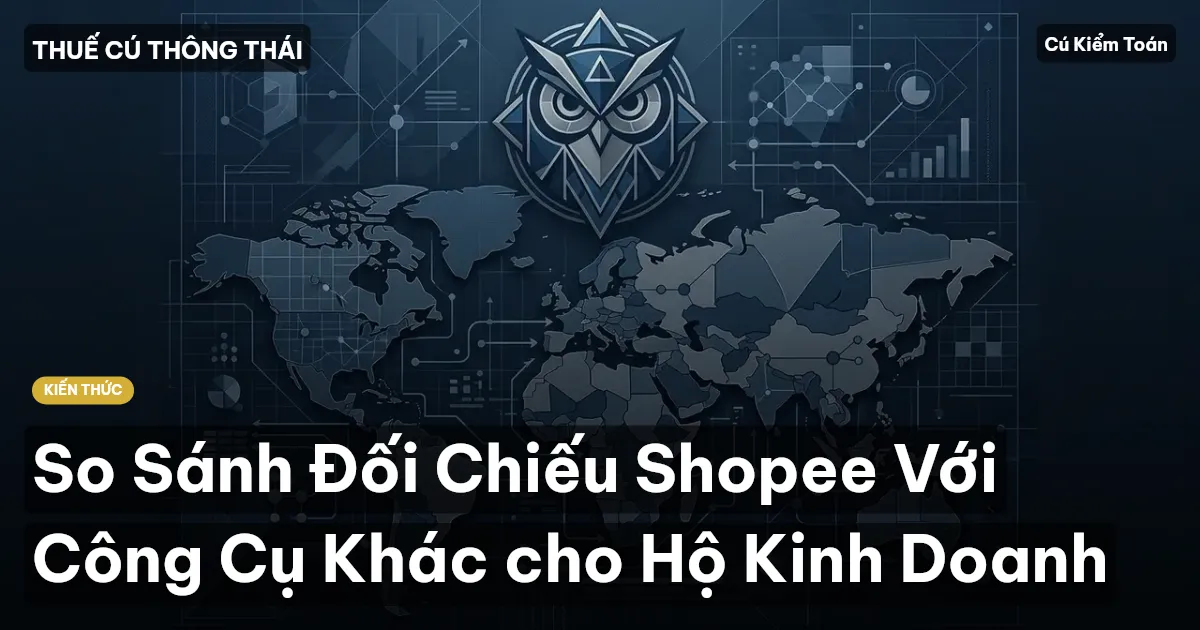 So Sánh Đối Chiếu Shopee Với Công Cụ Khác cho Hộ Kinh Doanh